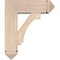Ekena Millwork Imperial Arts and Crafts Smooth Bracket w/ Offset Brace, Douglas Fir, 7 1/2"W x 22"D x 26"H BKT0806X22X26IMP03SDF - alternate 2
